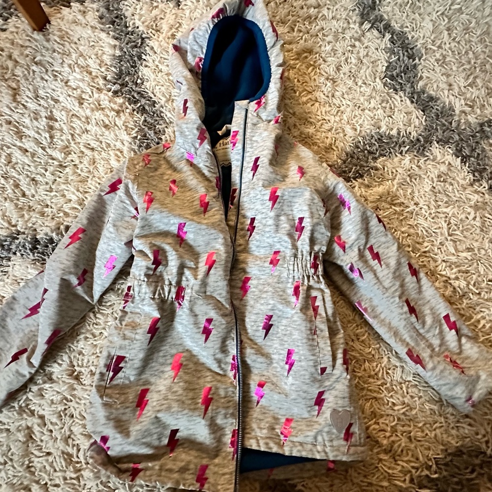 Hatley Rain resistant jacket Girls size 8